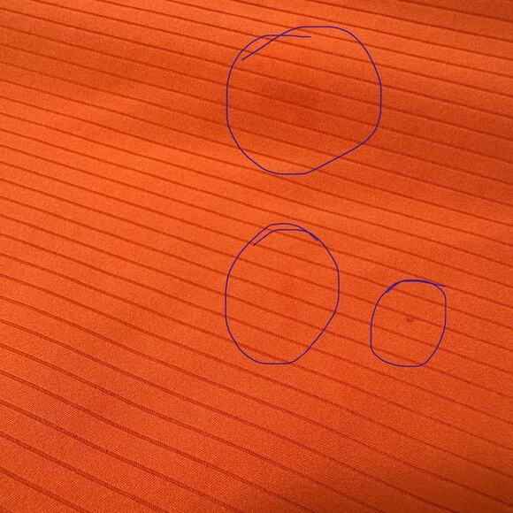 Auburn Tigers Men’s L Orange Divots Performance Polo Shirt Textured Stripe Logo - Picture 6 of 11